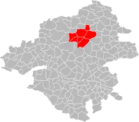 Localisation de Communauté de communes de Nozay