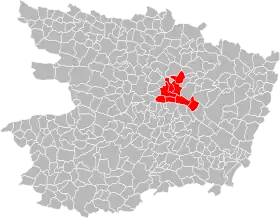 Localisation de Communauté de communes de la Vallée Loire-Authion