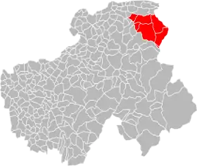 Localisation de Communauté de communes de la vallée d'Abondance