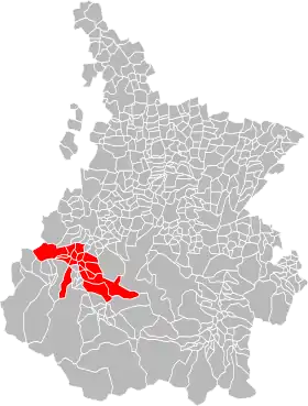 Localisation de Communauté de communes de la Vallée d'Argelès-Gazost