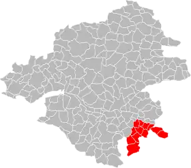 Localisation de Communauté de communesde la vallée de Clisson