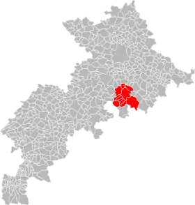 Localisation de Communauté de communesde la vallée de l'Ariège