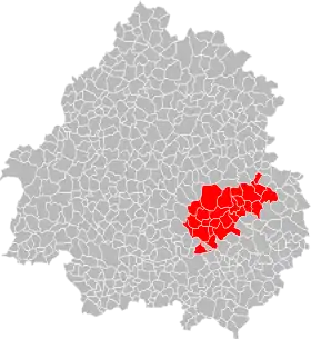 Localisation de Communauté de communes de la Vallée de l'Homme