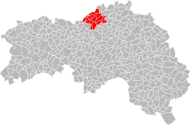 Localisation de Communauté de communes de la Vallée de la Dives