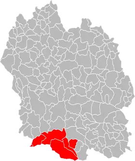 Localisation de Communauté de communes de la Vallée de la Jonte