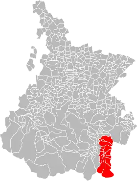 Localisation de Communauté de communes de la vallée du Louron