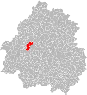 Localisation de Communauté de communes de la Vallée du Salembre