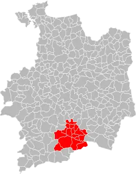 Localisation de Communauté de communes de Moyenne Vilaine et Semnon