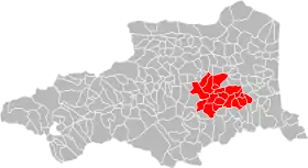 Localisation de Communauté de communes des Aspres