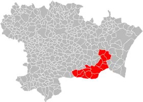 Localisation de Communauté de communes des Corbières