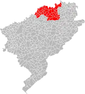 Localisation de Communauté de Communes des 2 Vallées Vertes