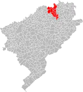 Localisation de Communauté de communes des Isles du Doubs