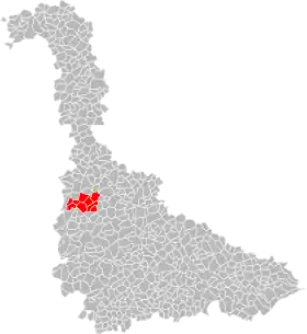 Localisation de Communauté de communesdes Côtes en Haye