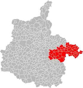 Localisation de Communauté de communes des Portes du Luxembourg