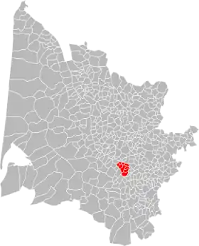 Localisation de Communauté de communes des Coteaux de Garonne