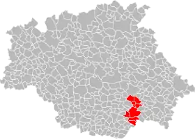 Localisation de Communauté de communes des Coteaux de Gimone