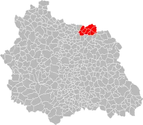 Localisation de Communauté de communes des Coteaux de Randan