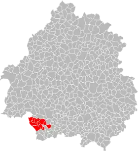 Localisation de Communauté de communes des Coteaux de Sigoulès