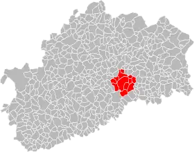 Localisation de Communauté de communes des grands bois