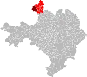 Localisation de Communauté de communes des Hautes Cévennes