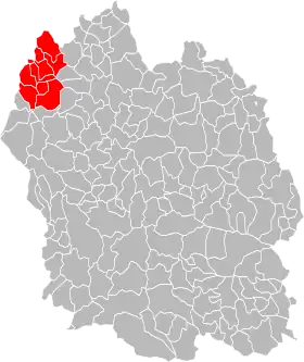 Localisation de Communauté de communes des Hautes Terres