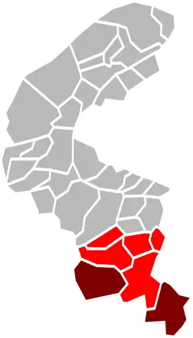 Localisation de Communauté d'agglomérationdes Hauts-de-Bièvre