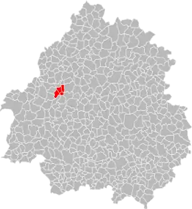 Localisation de Communauté de communes des Hauts de Dronne