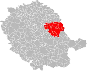 Localisation de Communauté de communes des Monts d'Alban et du Villefranchois