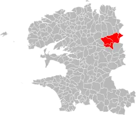 Localisation de Communauté de communes des Monts d'Arrée