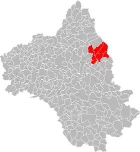 Localisation de Communauté de communesdes Pays d'Olt et d'Aubrac