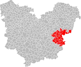 Localisation de Communauté d’agglomération des Portes de l’Eure