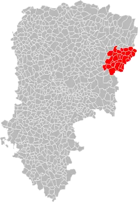 Localisation de Communauté de communesdes Portes de la Thiérache