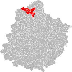 Localisation de Communauté de communes des Portes du Maine Normand