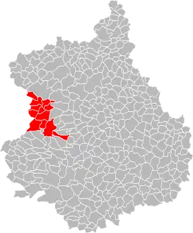 Localisation de Communauté de communes des Portes du Perche