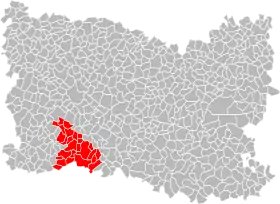 Localisation de Communauté de communes des Sablons