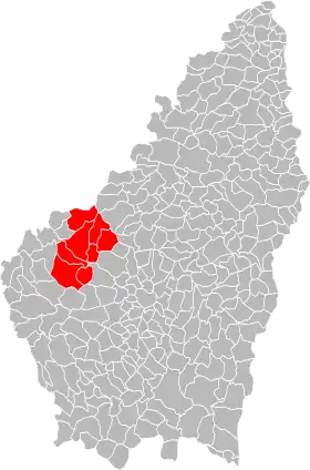 Localisation de Communauté de communes Sources de la Loire