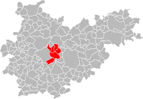 Localisation de Communauté de communes des Terrasses et Plaines des deux cantons