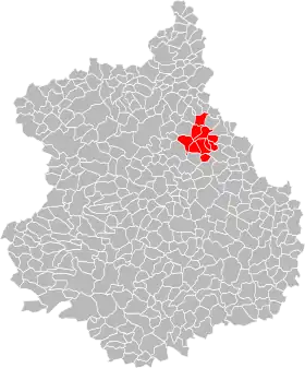 Localisation de Communauté de communes des Terrasses et Vallées de Maintenon