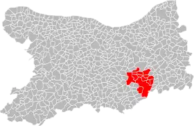 Localisation de Communauté de communes des Trois Rivières