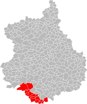 Localisation de Communauté de communes des Trois Rivières