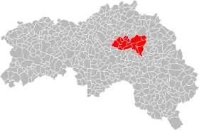 Localisation de Communauté de communes des Vallées du Merlerault