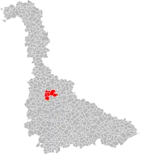 Localisation de Communauté de communesdes Vals de Moselle et de l'Esch