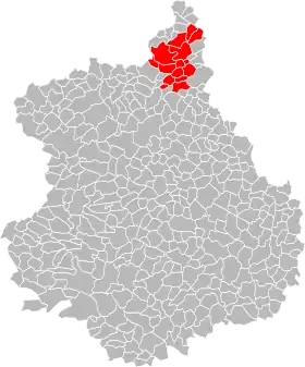 Localisation de Communauté de communes les Villages du Drouais