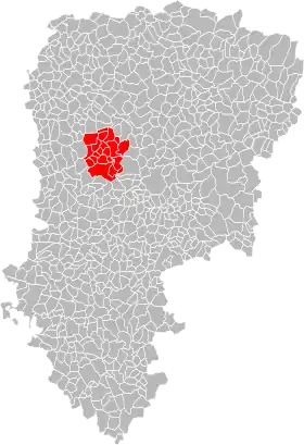 Localisation de Communauté de communesdes Villes d'Oyse