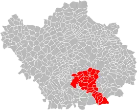 Localisation de Communauté de communes du Barséquanais