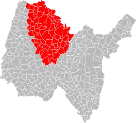 Localisation de Communauté d'agglomération du Bassin de Bourg-en-Bresse (CA3B)