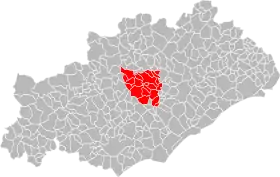 Localisation de Communauté de communes du Clermontais