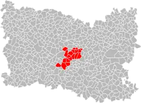 Localisation de Communauté de communes du Clermontois