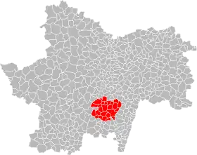 Localisation de Communauté de communes du Clunisois