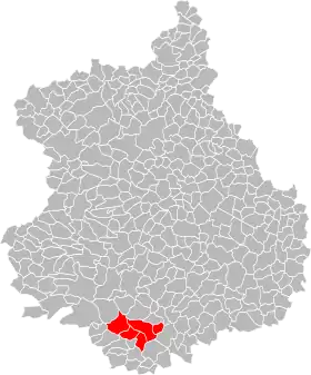 Localisation de Communauté de communes du Dunois